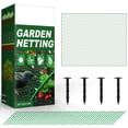 thumbnail image 1 of Malla Para Plantas De Jardín, 13 X 32,8 Pies, Malla Transpirable De Polietileno Para Cercas De Plantas, A Prueba De Desgarros, Red Antipájaros Con Lazos Y Estacas Para Jardín, Patio, Huerto, Patio Tra Muyoka Hogar, 1 of 7