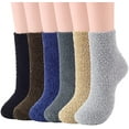 thumbnail image 2 of Sunjoy Tech Mens Fuzzy Socks Grip Socks Microfiber Plush Sleeping Socks Soft Warm Cozy Comfy Anti-Skid Solid Color, 2 of 2