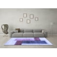 thumbnail image 3 of Ahgly Company Indoor Square Abstract Blue Contemporary Area Rugs, 5' Square, 3 of 4