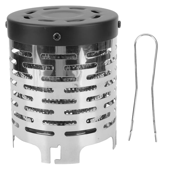 Portable Stainless Steel Camping Heater, Safe Cool-Touch Handle Mini Heater, Compact And Fuel-Free For All-Year Outdoor Adventures