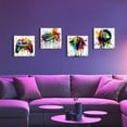 thumbnail image 5 of Gaming Wall Decor Graffiti Wall Art for Teen Boy Game Room Decor Banksy Gamepad Headphones Canvas Pictures Gamer Bedroom Playroom Street Pop Art Wall Decor Modern Cool Painting Artworks 16x16" 4 Piece, 5 of 6