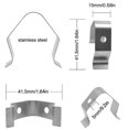 thumbnail image 3 of 5PCS Barbecue Probe Holder Household Food Thermometer Probe Holder Kitchen BBQ Grill Probe Fixing Clips Temperature Measuring Clamp Accessories for Ho, 3 of 3