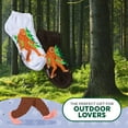 thumbnail image 5 of Foozys Womens Low Cut No Show Socks - Bigfoot Forest Themed Fashion Novelty Sock - 2 Pairs in Two Colors, 5 of 5