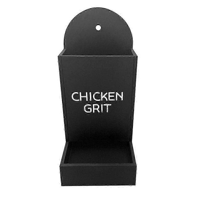 26-27 Oysters Shell/Grits Feeder for Chickens 3D Printed Chicken Feeding Station for Poultry