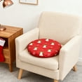 thumbnail image 5 of Christmas Chair Cushion Winter Seat Pad with Cotton Linen Fill, Printed Decorative Cushion for Dining Office Chair Indoor Outdoor Use(C), 5 of 5