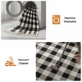 thumbnail image 5 of Farmhouse Checkered Kitchen Runner Rug 2'x4', Black White Buffalo Plaid Washable Rug with Tassels, Non Slip Woven Cotton Bathroom Rugs Hallway Carpet for Foyer Bedroom Entry Back Door Decor, 5 of 9