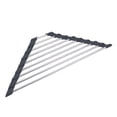 thumbnail image 1 of LEARNEVER Égouttoir à Vaisselle Enroulable Triangulaire pour Évier Coin Pliable Multifonction, 1 of 1