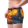 thumbnail image 2 of Sikiie Glowing Mushroom In Forest Print Men's Boxer Briefs, Elastic Waistband Boxer Briefs Leggings-Small, 2 of 5