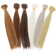 thumbnail image 1 of Pelucas de pelo de muñeca Mizh de 6 piezas Pelucas de pelo de muñeca decorativas Pelucas de pelo simulado Adornos Pelucas de trama de pelo de muñeca, 1 of 5
