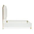 thumbnail image 4 of Palm Gate Eastern King Panel Bed - Cream/Cloud White, 4 of 13