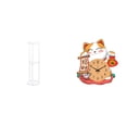 thumbnail image 1 of Mesa Auxiliar Acrílica Para Espacios Pequeños Y Reloj De Pared Con Forma De Gato, Silencioso (sin Tictac), Ideal Para La Oficina, El Dormitorio, La Cocina O El Balcón. Fácil Montaje., 1 of 7