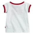 thumbnail image 2 of Levi's Girls Short Sleeve Ringer T-Shirt, Sizes 4-16, 2 of 8