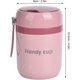 thumbnail image 4 of Copa Aislada, Frasco de Alimentos de Acero Inoxidable de Doble Pared con Cuchara Plegable, Lonchera (PINK), 4 of 4
