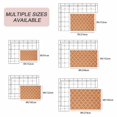 thumbnail image 6 of Orange Morocco Outdoor Rug 5x8 Ft, Non Slip Washable Area Rug, Farmhouse Ethnic Geometric Grid Aesthetic Patio Rugs Carpet Runner, Large Floor Mat for Indoor/Outdoor Deck Porch Camping, 6 of 8