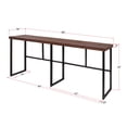thumbnail image 6 of Casartis Living Anthem 90" Transitional Wood Console Table in Brown/Black, 6 of 12