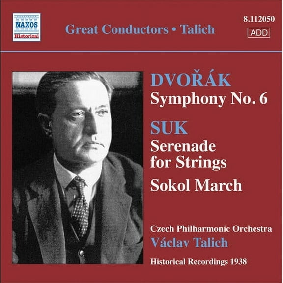 Vaclav Talich - Suk-Dvorak - Music & Performance - CD