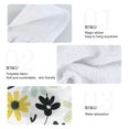 thumbnail image 2 of Yayeee Kitchen Hanging Hand Towels Set of 2 with Loop Bathroom Absorbent Tie Towel, White Flower, 2 of 7