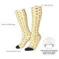 thumbnail image 4 of Balery Cute Yellow Duck Calcetines novedosos Calcetines deportivos Calcetines hasta la rodilla Calcetines de algodón Calcetines originales y geniales, 4 of 6