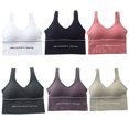 thumbnail image 3 of Jumpingount Top corto con tirantes deportivos para mujer, ropa interior deportiva para niña, sujetador con tirantes transpirables para Chinlon, lencería Ropa interior verde claro Jumpingount AP000410-06, 3 of 6
