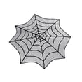 thumbnail image 3 of Mantel de Halloween Macarena Telaraña Encaje Gótico 75 cm, 3 of 8