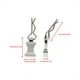 thumbnail image 5 of RC Crawler Shell Clips Pins Decoration Reemplazar la parte 1/10 1/8 KIT DE PIEZAS DE ACTUALIZACIÓN Reemplazo de accesorios para TRAXXAS TRX4 Paquete de plata de 4 seitruly FN001150-01, 5 of 7