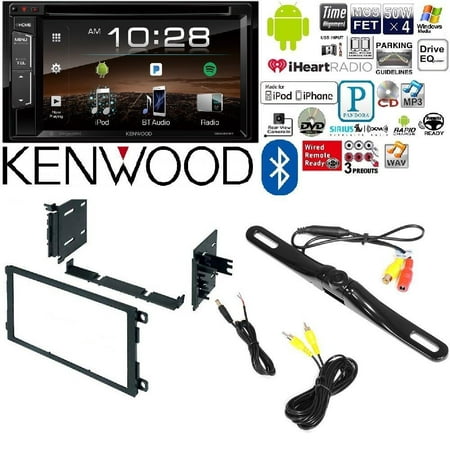 Kenwood DDX25BT Double DIN SiriusXM Ready Bluetooth In-Dash DVD/CD/AM/FM Car Stereo Receiver w/ 6.2