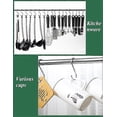 thumbnail image 2 of 20 Pack Heavy Duty S Hooks Pan Pot Holder Rack Hooks Hanging Hangers S Shaped Hooks for Kitchen,Wardrobe,Work Shop,Bathroom,Garden,Office, 2 of 5