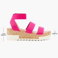 thumbnail image 4 of Sandalia DREAM PAIRS REED-1 Plataforma con Cuña Rosa Neón Talla 8.5, 4 of 6