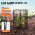 thumbnail image 3 of 6 Pack Plant Protector from Animals 12.6'' Dia. x 14'' H Metal Plant Cage, 3 of 11