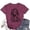2Hot Pink5, variant on Dolly Memorial T-Shirt, Parton Country Music Tee Letter Print Tee Women Casual Everyday Wear Lightweight Short Sleeve Tops With Stylish Soft Breathable All Day Comfort
