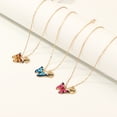 thumbnail image 4 of 3PCS Kids Butterfly Necklace Set Alloy Creative Pendant Necklace Charm Necklace, 4 of 10