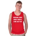 thumbnail image 5 of Rescued Dogs Make People Look Better Tank Top T Shirts Men Women Brisco Brands S, 5 of 6