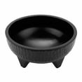 thumbnail image 1 of Conseguir. Moj-801-Bk-Ec 4 Onzas. Cuenco Molcajete Redondo Resistente A Roturas, Color Negro, De 4 Pulgadas (Paquete De 12), 1 of 4