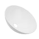 thumbnail image 3 of Lavabo de 327,6 x 129,1 mm, lavabo de lavabo redondo blanco, lavabo de baño, salida de alta intensidad, 3 of 9