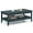 Charcoal Blue, variant on Costway 2-Tier Rectangle Center Table with Slatted Storage Shelf & Thickened Tabletop Charcoal Blue
