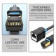 thumbnail image 3 of unbranded Cable Extensor Rj45 Cat6 Negro Con Núcleo De Cobre Sin Para Uso En Computadora Y Redes, 3 of 8