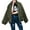 Green, variant on Women's Fashion Winter Coats Sherpa Fleece Faux Fur Shearling Oversized Trendy Jackets Warm Outerwear Clothing