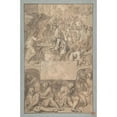 thumbnail image 2 of Romeyn De Hooghe 17x24 Gold Ornate Framed and Double Matted Museum Art Print Titled - Allegory of Commerce and a Debtor's Prison, 2 of 4