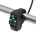 thumbnail image 3 of 3 In 1 Multifunctional Electric Bike Headlight Turn Light Horn Switch Bike Handlebar Grip Control, 3 of 8