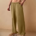thumbnail image 2 of Penkiiy Womens Sweatpants Wide Leg Loose Pants High Waisted Drawstring Casual Baggy Lounge Yoga Pants with Pockets XL Khaki, 2 of 8
