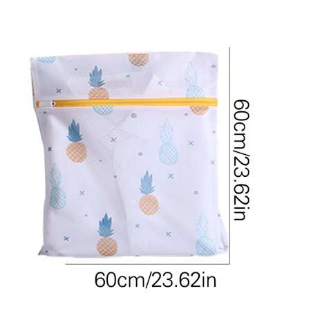 

Ultra-Fine Mesh Laundry Bags Anti-Deformation Lingerie Washing Toiletry Bag Zipper Closure for Washing Machine 50*60