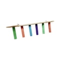 thumbnail image 4 of Percha de madera para escalar, escalera, palo para moler patas, percha para pájaros para ventanas, baños, automóviles y viajes 6 nivel, 4 of 9
