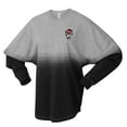 thumbnail image 2 of Unisex Spirit Jersey Red/Gray NC State Wolfpack Ombre Long Sleeve T-Shirt, 2 of 3