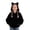 Black, variant on Girls Oversized Hoodie Bear Ear Pullover Long Sleeve Sweatshirts Winter Warm Fleece Trendy Outfits Tops with Pockets