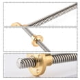 thumbnail image 4 of Tornillo de avance y varilla roscada de acero inoxidable trapezoidal T8 de 8 mm Tuerca de Latón para Impresora 3D 150mm, 4 of 5