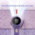 thumbnail image 4 of 1 Set Electric Fabric Shaver Lint Remover, USB Rechargeable Sweater Shaver with LED Display, Portable Pilling & Hairball Trimmer for Clothes, Bedding, Furniture, Carpet, Sofa, Cleaning Gadgets, 4 of 11