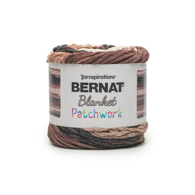Bernat® Blanket Patchwork™ #6 Super Bulky Polyester Yarn, 10.5oz/300g 220 Yards