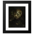 thumbnail image 2 of Jean-Baptiste Carpeaux 12x14 Black Modern Framed Museum Art Print Titled - Portrait of Charles Carpeaux at Three Years Old (1873), 2 of 5