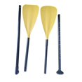 thumbnail image 3 of Remo para kayak, tabla de surf de remo, remo ajustable de doble cabezal, remo para bote, remo de canoa de doble extremo para surfear en bote de goma Amarillo, 3 of 8