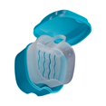 thumbnail image 2 of 1Set Square Plastic Denture Storage Box for Elderly Daily Use 3.8x3.7in, 2 of 8